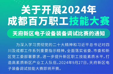 匠心筑夢(mèng) 科技報(bào)國(guó)｜2024年成都百萬(wàn)職工技能大賽正式開(kāi)啟！